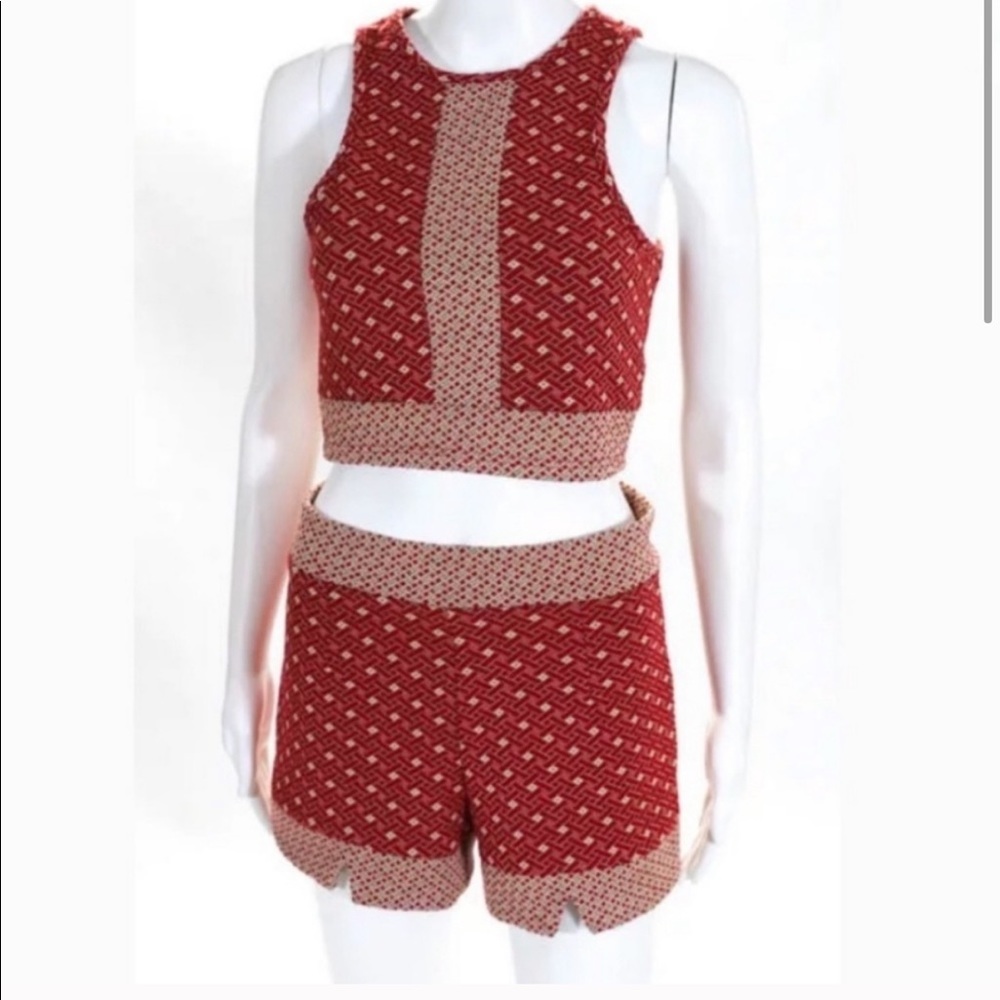 Mink pink two piece bodysuit